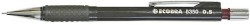 Feinminen-Druckbleistift schwarz 0,5 mm weinrot