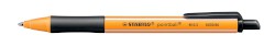 Kugelschreiber STABILO® pointball®, Druckmechanik, 0,5 mm, schwarz