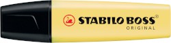 BOSS® Original Textmarker pastell gelb, Strichstärke: 2 + 5 mm