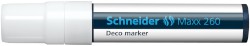 Deco-Marker Maxx 260 weiß, Strichstärke: 5 + 15 mm