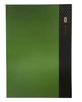Notizbuch Diorama grün; DIN A4; liniert; Kladde mit: 80 Blatt