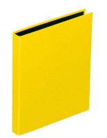 Ringbuch A5 Basic gelb mit 2-Bügel-Mechanik und Niederhalter