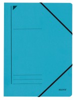 Eckspanner, A4, Füllhöhe 300 Blatt, Pendarec-Karton, blau