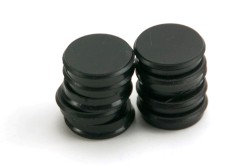 Magnete 24 mm schwarz