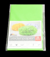 Seidenpapier Original, 50 cm x 70 cm, hellgrün, SB-Poly-Pack mit 5 Bogen
