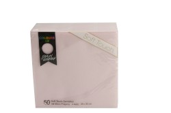 Servietten Uni Soft Touch powder pink 38x38 cm 50er Pack 2 lagig