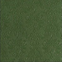 Serviette Elegance "Dark Green" 33 x 33 cm 15er Packung