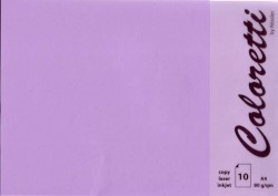 Coloretti Blatt A4 80g Lavendel im 10er Pack