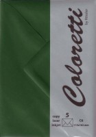 Coloretti Briefumschlag C6 Forest im 5er Pack