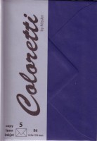 Coloretti Briefumschlag B6 Jeans im 5er Pack