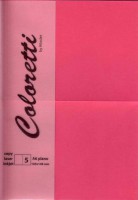 Coloretti Karten A6 Pink im 5er Pack ungefalzt zum Selbstgestalten