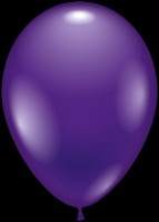 Luftballons rund, 100 Stück violett