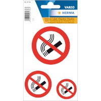 Hinweis-Folienetiketten Ausführung: Nicht Rauchen