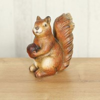 Eichhörnchen zum Stellen 11x6,5x12 cm braun