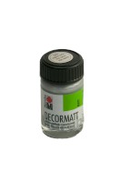 Decormatt Acryl 15 ml im Glas metallic silber