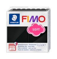Modelliermasse  FIMO® soft, schwarz