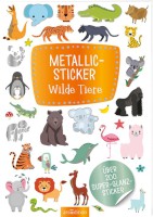 Metallic Sticker Tiere 148x210 mm mehrfarbig