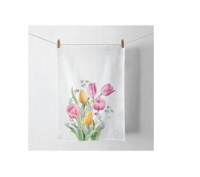 Küchenhandtuch Tulips Bouquet 50x70 cm