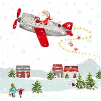 Serviette Weihnachten "Flying Niko" 33 x 33 cm 20er Packung
