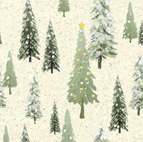 Serviette Weihnachten "Natural Forest" 33 x 33 cm 20er Packung