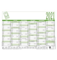 Tafelkalender A4 Recycling, 6 Monate/1 Seite, 297x210 mm