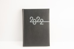 Buchkalender Mentor für 2022 schwarz, B x H mm: 145 x 206
